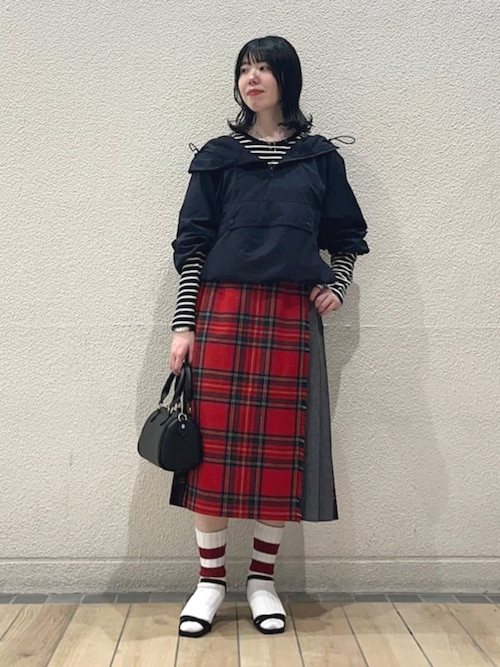 ONEIL OF DUBLIN: コンビ キルト チェック スカート 25AW（スカート