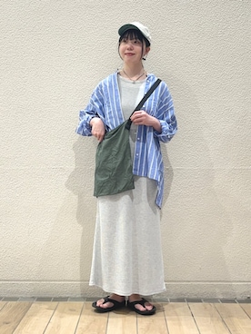 久富さん(レディース・161cm)の夏コーディネート