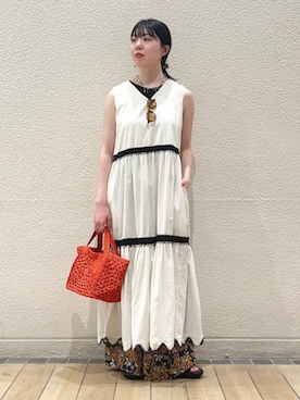 久富さん（レディース・161cm）の夏コーディネート