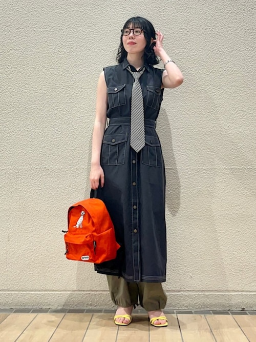 SETTO セット 新品未使用 NAVY シャツワンピース - メルカリ