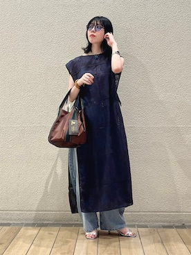 久富さん（レディース・161cm）の夏コーディネート