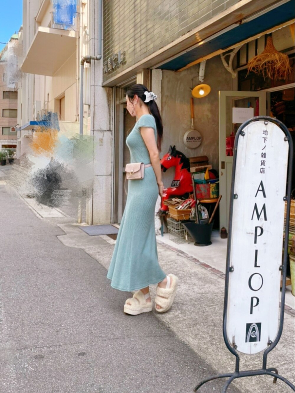 organicsクロシェワンピース スナイデル SNIDEL ORGANICS クロシェワンピース （ボルドー