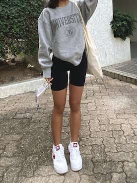 「cotton on（コットンオン）のアイテム（パンツ）」を使った、jannythebawusさん（レディース・158cm）の冬コーディネート