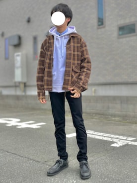 「アイテム（ドレスシューズ）」を使った、Koyoさん（メンズ・165cm）の冬コーディネート