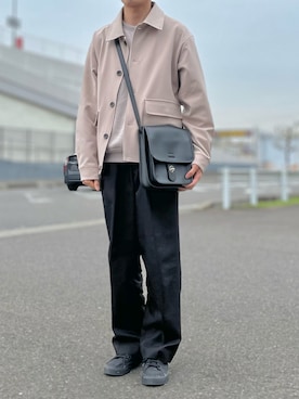 「はじめましてコーデ」｜「アイテム（ブルゾン）」を使った、Koyoさん（メンズ・165cm）の春コーディネート