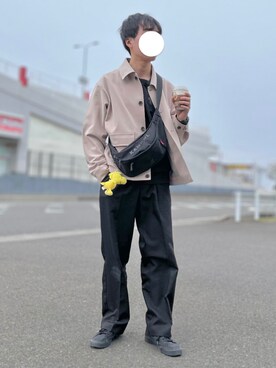 「KANGOL（カンゴール）のアイテム（バッグ）」を使った、Koyoさん（メンズ・165cm）の春コーディネート