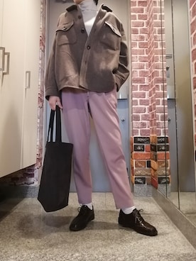 「アイテム（その他パンツ）」を使った、ナナ★さん（レディース・161cm）の冬コーディネート