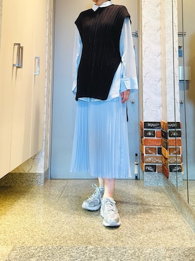 「UNTITLED（アンタイトル）のアイテム（スカート）」を使った、ナナ★さん（レディース・161cm）の夏コーディネート