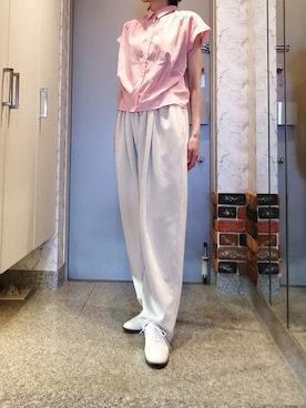 「LUCA/LADY LUCK LUCA（ルカ/レディラックルカ）のアイテム（トップス）」を使った、ナナ★さん（レディース・161cm）の夏コーディネート