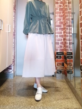 「ふんわり」｜ナナ★さん（レディース・161cm）の春コーディネート