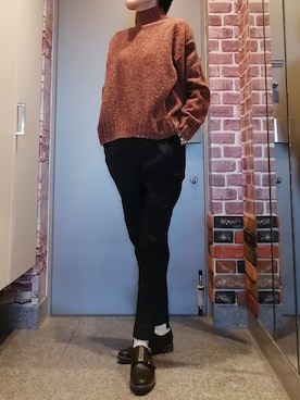 「Le Melange（ル・メランジュ）のアイテム」を使った、ナナ★さん（レディース・161cm）の冬コーディネート