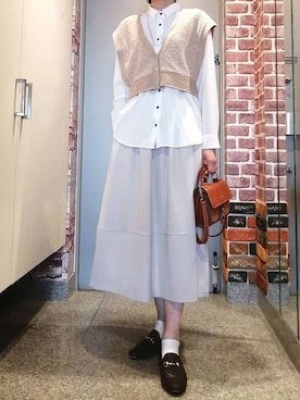 「STYLE DELI（スタイルデリ）のアイテム（スカート）」を使った、ナナ★さん（レディース・161cm）の春コーディネート