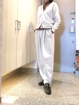 「ユニクロU」｜ナナ★さん（レディース・161cm）の秋コーディネート