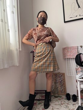 「日系風格」｜ying さん（レディース・160cm）の冬コーディネート