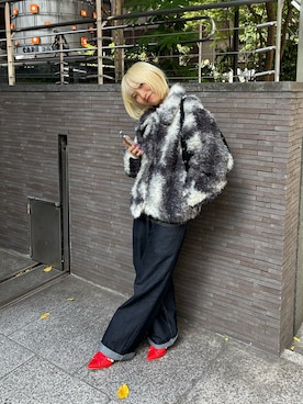 「アイテム（パンプス）」を使った、カポさん（レディース・162cm）の秋コーディネート