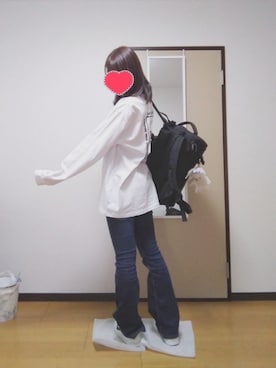 「H&M（エイチ・アンド・エム）のアイテム（デニムパンツ、その他）」を使った、めいさん（レディース・163cm）の春コーディネート