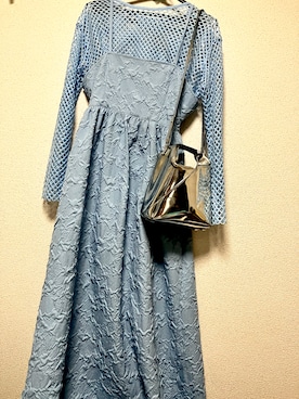 「apres jour mignon（アプレジュールミニョン）のアイテム（ワンピース/ドレス）」を使った、mana1xxさん（レディース・157cm）の春コーディネート