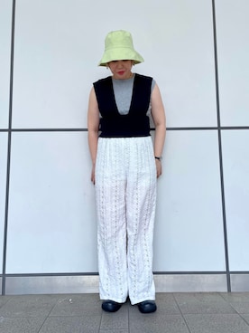 「wee9s（ウィークス）のアイテム」を使った、shrimpさん（レディース・161cm）の夏コーディネート