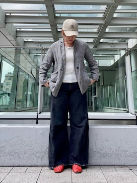 「Chapeau d' O（シャポードオー）のアイテム」を使った、shrimpさん（レディース・161cm）の夏コーディネート