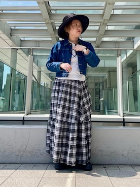 「arth（アース）のアイテム」を使った、shrimpさん（レディース・161cm）の春コーディネート