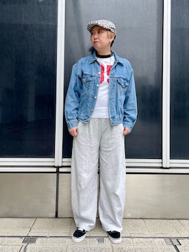 「Levi's（リーバイス）のアイテム（ジャケット/アウター）」を使った、shrimpさん（レディース・161cm）の秋コーディネート