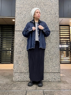 「Levi's（リーバイス）のアイテム（トップス）」を使った、shrimpさん（レディース・161cm）の秋コーディネート