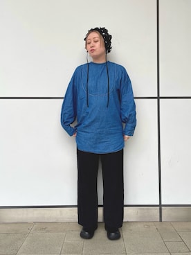 「arth（アース）のアイテム（帽子）」を使った、shrimpさん（レディース・161cm）の春コーディネート