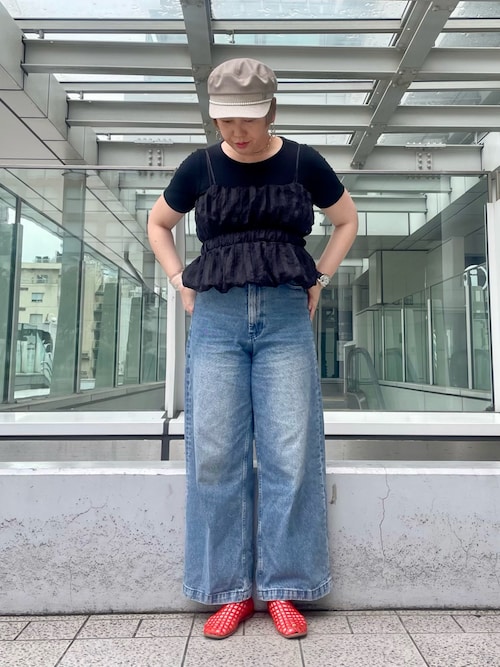 Chapeau d' O  Denim Pearl Marine Cas / シャポードオー