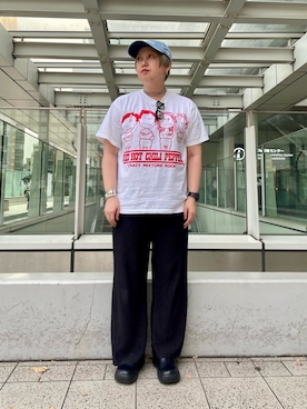 「wee9s（ウィークス）のアイテム」を使った、shrimpさん（レディース・161cm）の夏コーディネート