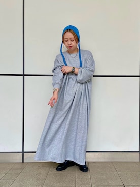 「アイテム（バングル/リストバンド）」を使った、shrimpさん（レディース・161cm）の秋コーディネート