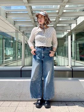 「wee9s（ウィークス）のアイテム」を使った、shrimpさん（レディース・161cm）の夏コーディネート
