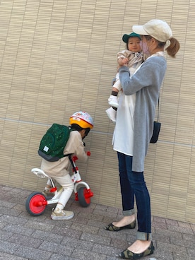 「theory（セオリー）のアイテム（パンツ）」を使った、yu1bu_1128さん（レディース・156cm）の夏コーディネート