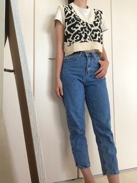 「shein」｜Yunaさん（レディース・160cm）の夏コーディネート