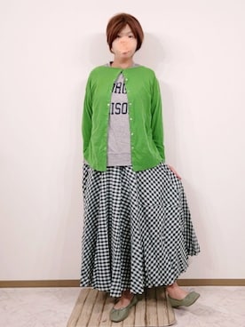 「第2回おそろであそぼ」｜🍠ゆみっつ🍠さん（レディース・173cm）の冬コーディネート