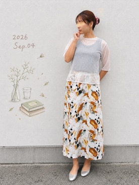 「オフィススタイル」｜🍠ゆみっつ🍠さん（レディース・173cm）の秋コーディネート