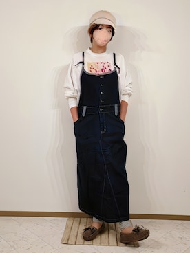 「and it_（アンドイット）のアイテム（ワンピース/ドレス）」を使った、🍠ゆみっつ🍠さん（レディース・173cm）の秋コーディネート