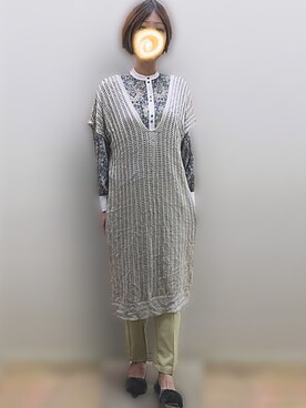 🍠ゆみっつ🍠さん（レディース・172cm）の秋コーディネート