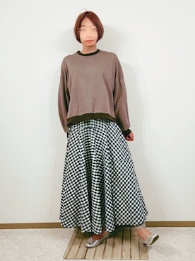 「Cheri（シェリ）のアイテム」を使った、🍠ゆみっつ🍠さん（レディース・173cm）の春コーディネート