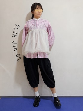 「apres jour clair（アプレジュールクレア）のアイテム」を使った、🍠ゆみっつ🍠さん（レディース・173cm）の夏コーディネート