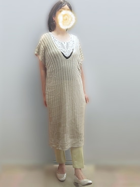 🍠ゆみっつ🍠さん（レディース・172cm）の夏コーディネート