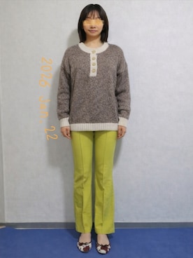 「Java（ジャバ）のアイテム」を使った、🍠ゆみっつ🍠さん（レディース・173cm）の冬コーディネート