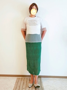 🍠ゆみっつ🍠さん（レディース・173cm）の夏コーディネート