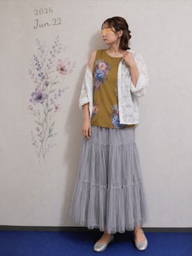 🍠ゆみっつ🍠さん(レディース・173cm)の夏コーディネート