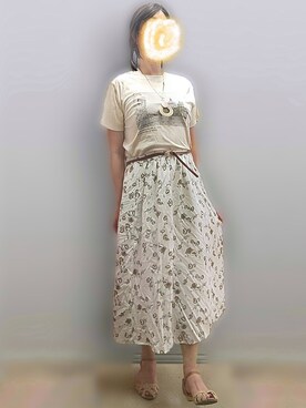 🍠ゆみっつ🍠さん（レディース・172cm）の夏コーディネート
