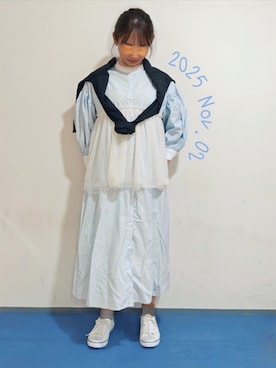 「アイテム（キャミソール）」を使った、🍠ゆみっつ🍠さん（レディース・173cm）の秋コーディネート