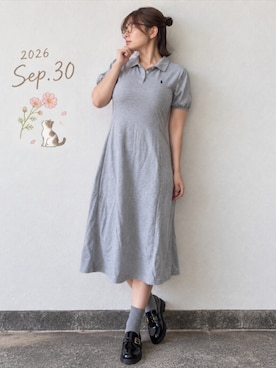 「ソックス」｜🍠ゆみっつ🍠さん（レディース・173cm）の秋コーディネート