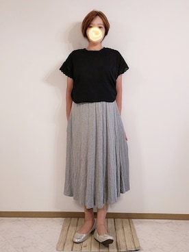 🍠ゆみっつ🍠さん（レディース・173cm）の夏コーディネート