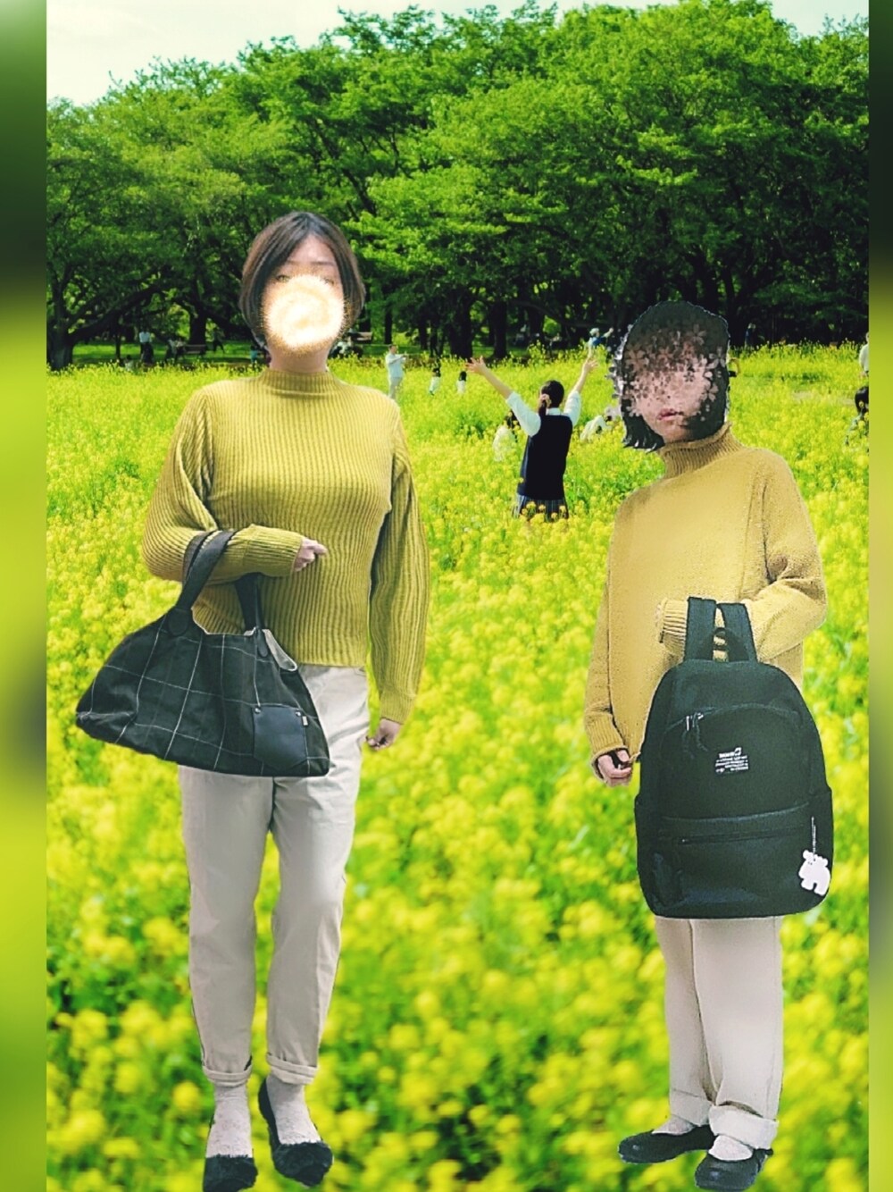 「ニット、ボトルネック、デニム、デニムパンツ、大人カジュアル、休日スタイル」|「Futier landのボトルネックバルーン袖ニットプルオーバー(ニット/セーター、イエロー系)」を使った、🍠ゆみっつ🍠さん(レディース・172cm)の冬コーディネートの2枚目の写真