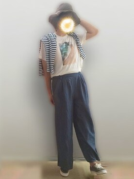 「妄想コーデ」｜🍠ゆみっつ🍠さん（レディース・172cm）の夏コーディネート