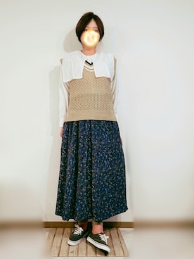 🍠ゆみっつ🍠さん（レディース・173cm）の春コーディネート